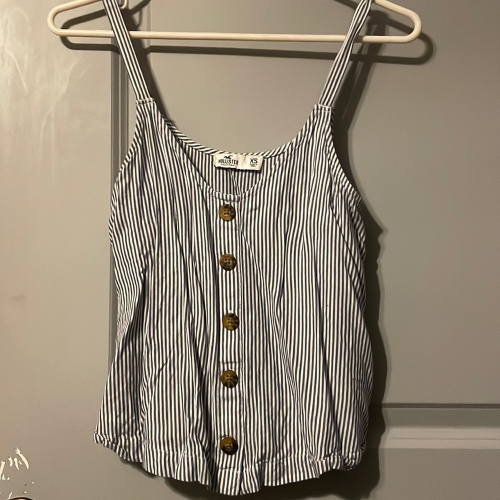 Striped Cropped top
